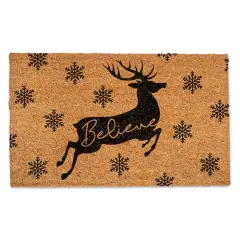 Believe Reindeer Doormat
