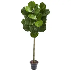 4ft. Fiddle Leaf Tree with Decorative Planter