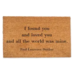 All the World Was Mine Doormat