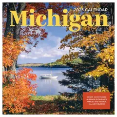 TF Publishing 2025 Michigan Wall Calendar