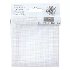 Loops & Threads&reg; Aida Cloth Canvas White