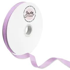 Gwen Studios Solid Grosgrain Ribbon Lavender