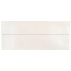 JAM Paper #10 Metallic Business Envelopes, 25ct. Opal Stardream