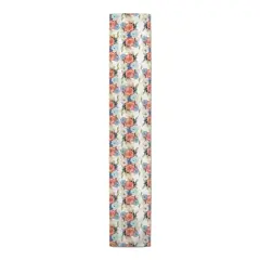 Orange & Blues Floral Indoor/Outdoor Table Runner