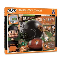 College Team Retro Series 500 Piece Puzzle Oklahoma State Cowboys
