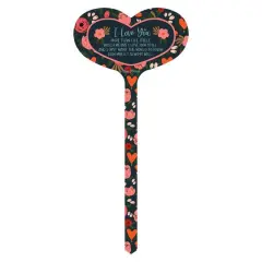 15" Aluminum I Love You Remembrance Marker Garden Stake
