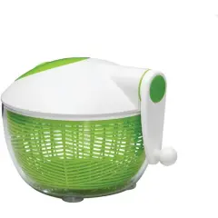 Starfrit 5qt. Green & White Salad Spinner