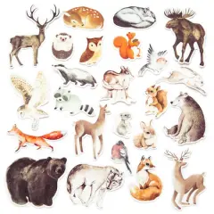 Woodland Animals Die Cut Stickers by Recollections&trade;