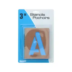 Headline/Geotype 3" Capital Letters & Numbers Stencils