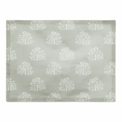 Blooming Bush Cotton Twill Placemat Sage