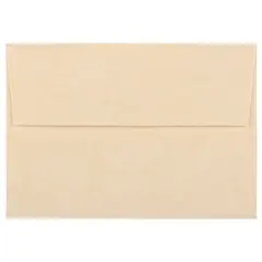 JAM Paper A1 Parchment Invitation Envelopes, 50ct. Brown