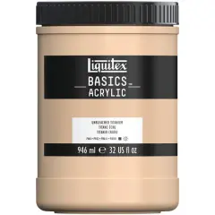 Liquitex&reg; BASICS&trade; Acrylic Paint Jar, 32oz.Unbleached Titanium