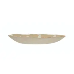 Hello Honey&reg; 15" Decorative Organic Design Stoneware Platter