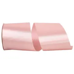 JAM Paper 4" x 50yd. Satin Allure Single Face Ribbon Quartz