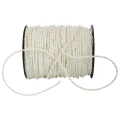 JAM Paper 3/32" Home D&eacute;cor Trimmings Twisted Paper Cord White