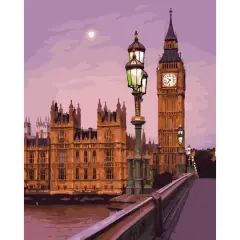 16" x 20" London Big Ben Paint-by-Number Kit with Wood Display Hanger by Artist's Loft&reg;