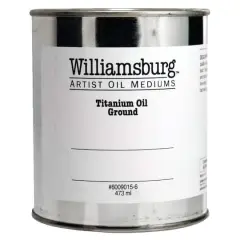 Williamsburg&reg; Artist Oil Mediums Titanium Oil Ground, 1lb.