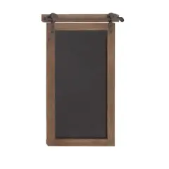 28" Brown Farmhouse Wood Wall Decor