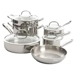 Kenmore&reg; Elite Devon 10-Piece Heavy Gauge Stainless Steel Cookware Set
