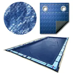 Swim Central 29ft. Rectangular Inground Swimming Pool Winter Cover