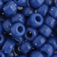 John Bead 9mm Opaque Plastic Pony Beads, 1,000ct. Blue