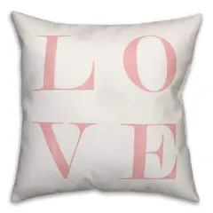 LOVE Throw Pillow