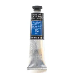 Sennelier Extra Fine Artists' Acrylic Paint, 60mL 326 Pthalo Blue (Green Shade)