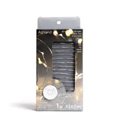 40ct. Warm White Silver Wire LED String Lights by Ashland&reg;