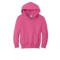 Port & Company&reg; Colors Youth Core Fleece Pullover Hooded Sweatshirt