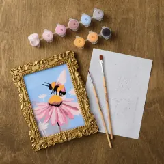 Bee & Flowers Paint-by-Number Framed Mini Kit by Artist's Loft&reg;