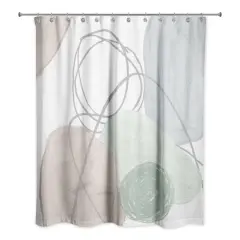 Chic Urban Abstract II 71" x 74" Shower Curtain