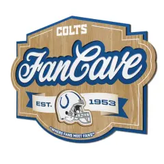 NFL Fan Cave Sign Indianapolis Colts