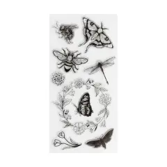 Flowers & Insects Clear Stamps, 8ct. by Recollections&trade;