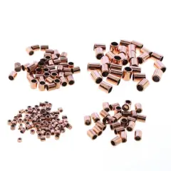 The Beadsmith&reg; Assorted Copper Plated Crimp Tubes, 600ct.