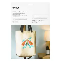 Cricut&reg; US Letter Printable Iron-On For Light Fabrics, 5ct.