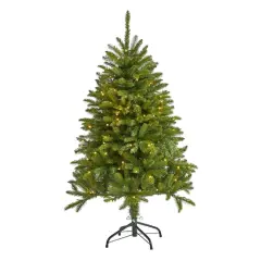 4ft. Pre-Lit Sierra Spruce Artificial Christmas Tree, Clear LED Lights