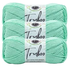 3 Pack Lion Brand&reg; Truboo Yarn Mint