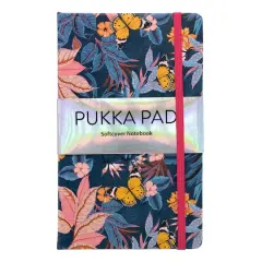 Pukka Pads Bloom Softcover Notebooks with Pocket, 3ct. Blue