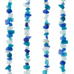 Aqua Mix Chip Beads by Bead Landing&trade;