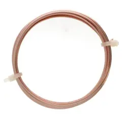 The Beadsmith&reg; Wire Elements&trade; 21 Gauge Tarnish Resistant Square Soft Temper Wire, 4yd. Rose Gold