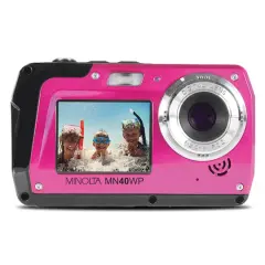 Minolta 48.0 Megapixel Waterproof Digital Camera Pink