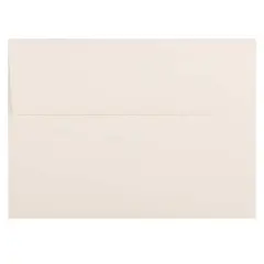 JAM Paper A7 Strathmore Invitation Envelopes, 50ct. Natural White Linen