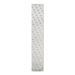Gray Flowers Indoor/Outdoor Table Runner