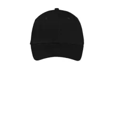 Port & Company&reg; Brushed Twill Cap Black
