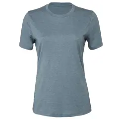 BELLA+CANVAS&reg; Women's Relaxed Heather Short Sleeve T-Shirt Slate Heather