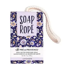 European Soaps Soap on a Rope, 200g Lavender