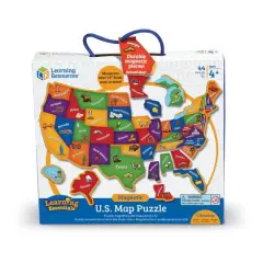 Learning Essentials&trade; Magnetic U.S. Map 44 Piece Puzzle