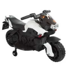 Toy Time Ride-On 2 Wheel Motorcycle White