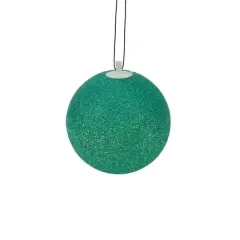7" Green Lighted Twinkling Christmas Hanging Decor