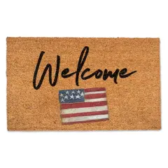 Welcome Flag Doormat